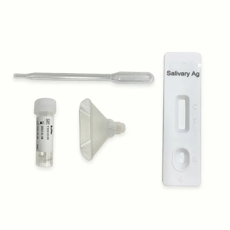 Factory Directly supply China DNA Rna Sterile V Shape Tys Collecting Funnel Test Sample Tube Device Saliva Collection Kit Featured Image