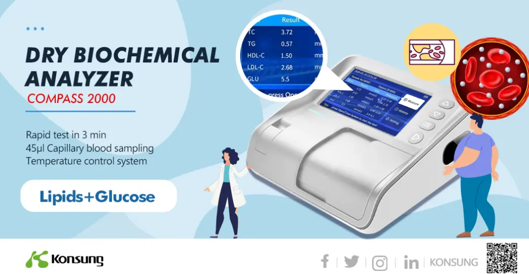 Konsung portable Biochemical Analyzer