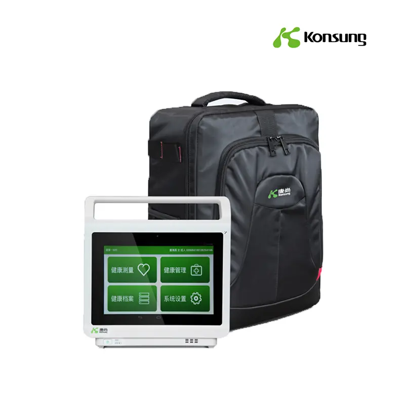 Manufacturer of China Hospital Equipment Tablets Laptops 5g Telemedicine Computer Cart Featured Image