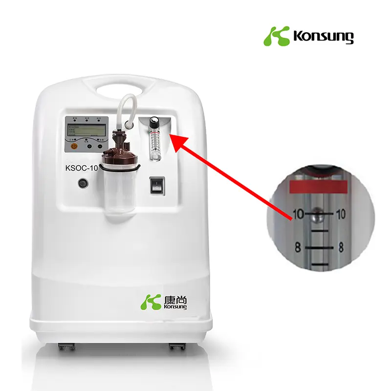 KSOC-10 10L oxygen concentrator high pressure output suitable for ventilator Cpap and Bipap and homefill Featured Image