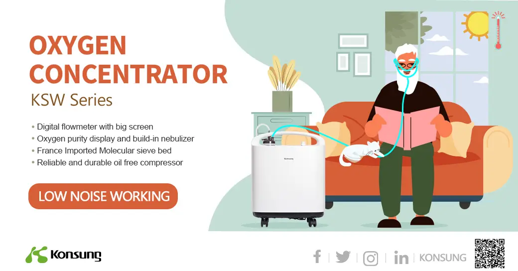 Konsung 5L home use oxygen concentrator